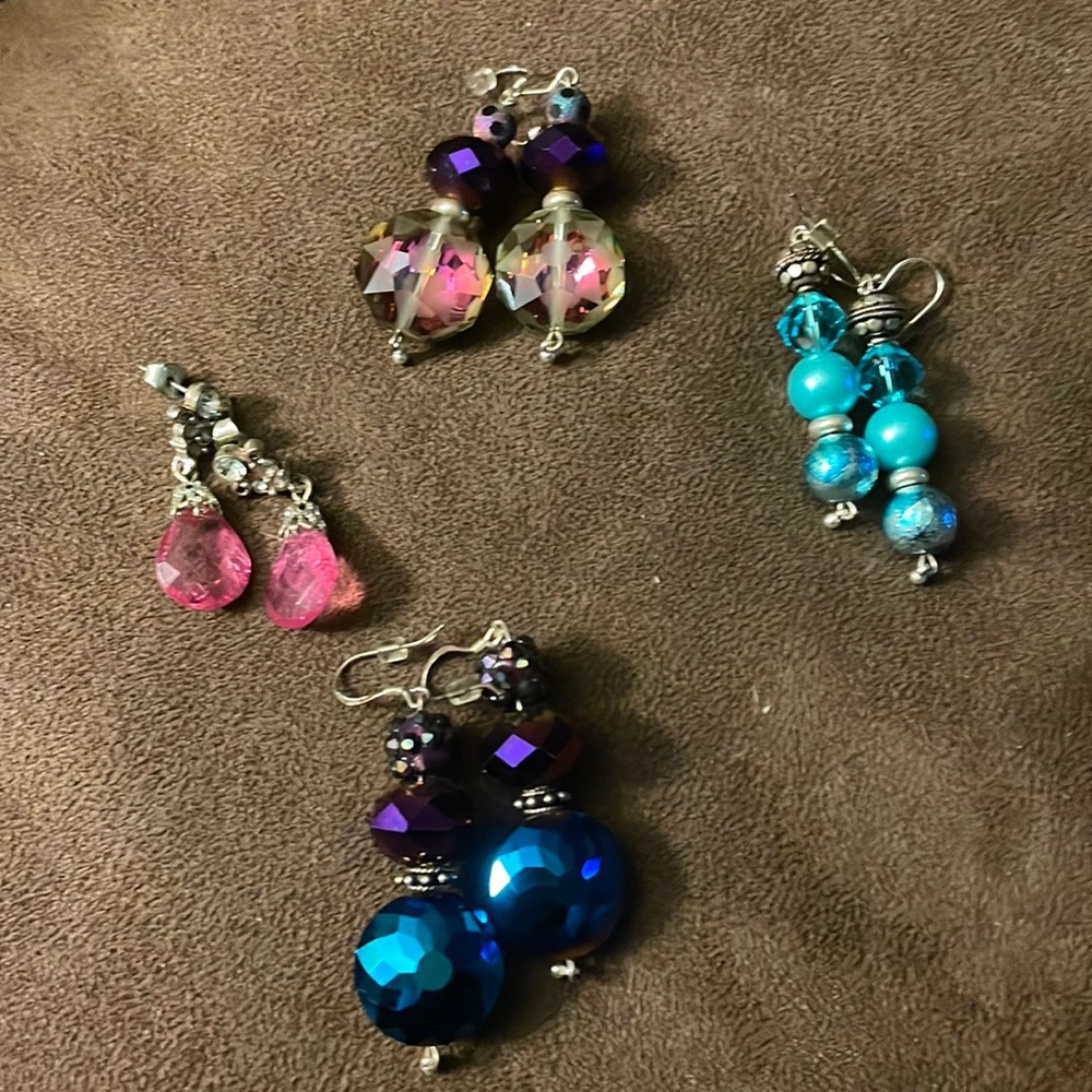 Earrings- 4 pairs